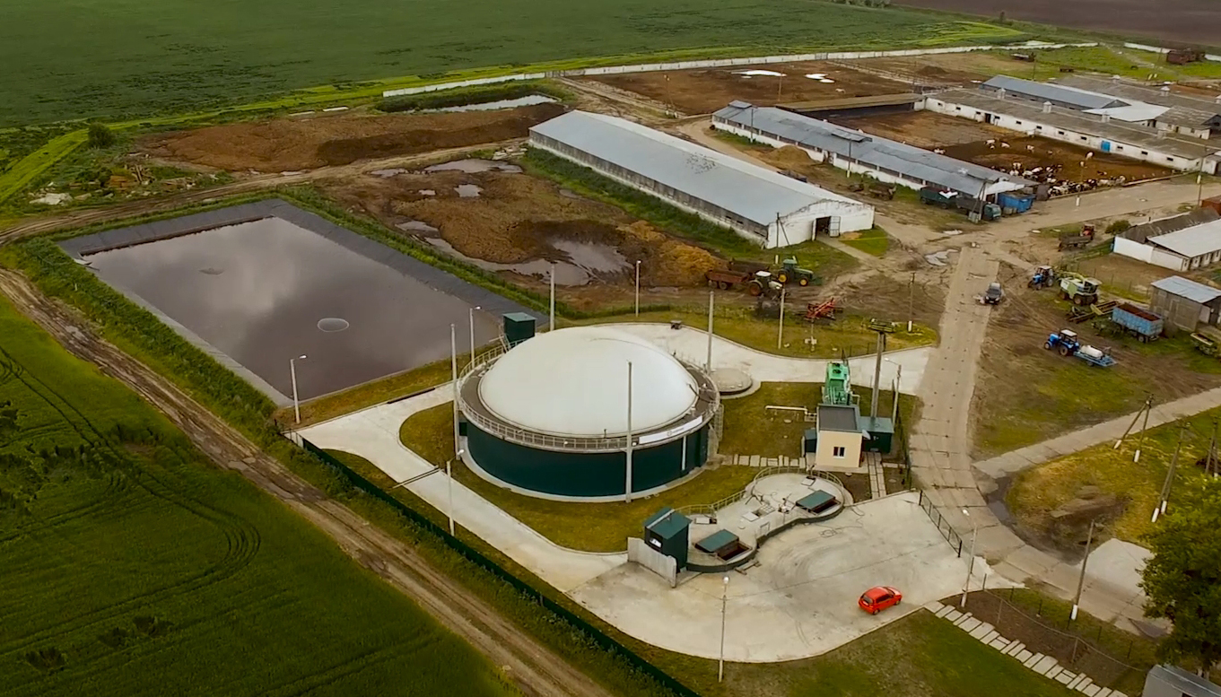 Біогазова станція компанії Ecodevelop, с. Бзів Київської області