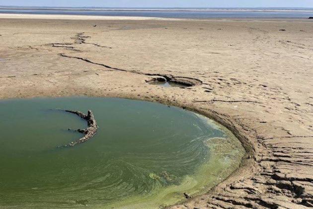 Каховське водосховище катастрофічно обміліло після підриву росіянами Каховської ГЕС - УГЕ