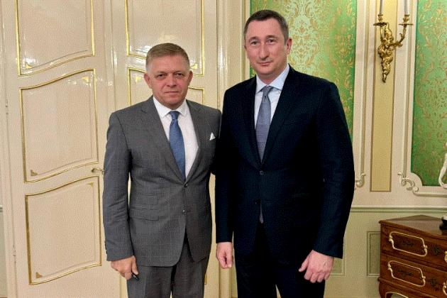 Очільник «Нафтогазу» Чернишов зустрівся з прем’єр-міністром Словаччини Фіцо