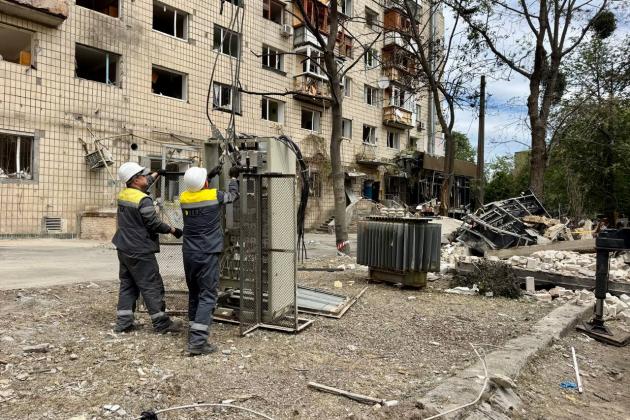 Енергетики ОСР ДТЕК Мережі відновили понад 30 тис. км електроліній за 4 роки