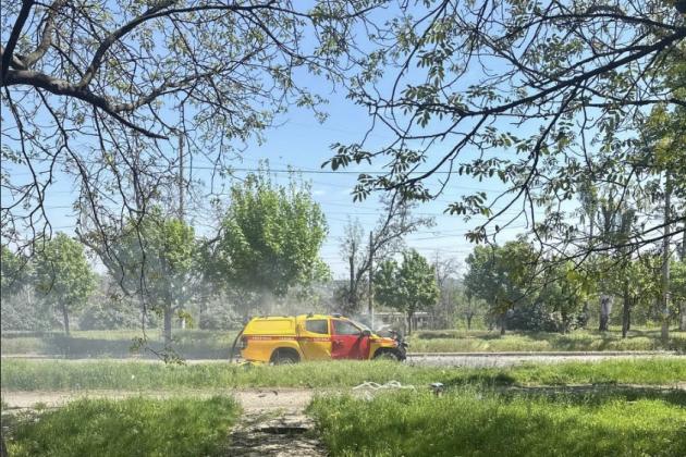 Росіяни FPV-дроном атакували газовиків Нафтогазу, які їхали відновлювати газ у Дружківці