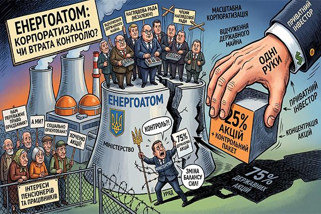 "Energoatom" into a Single Hand? Why the Privatization of 25% of Shares Alarms the Industry