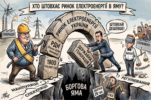 Хто штовхає ринок електроенергії в яму?