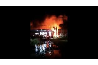 Пожежа на одному з об'єктів критичної інфраструктури Харкова//11.09.22